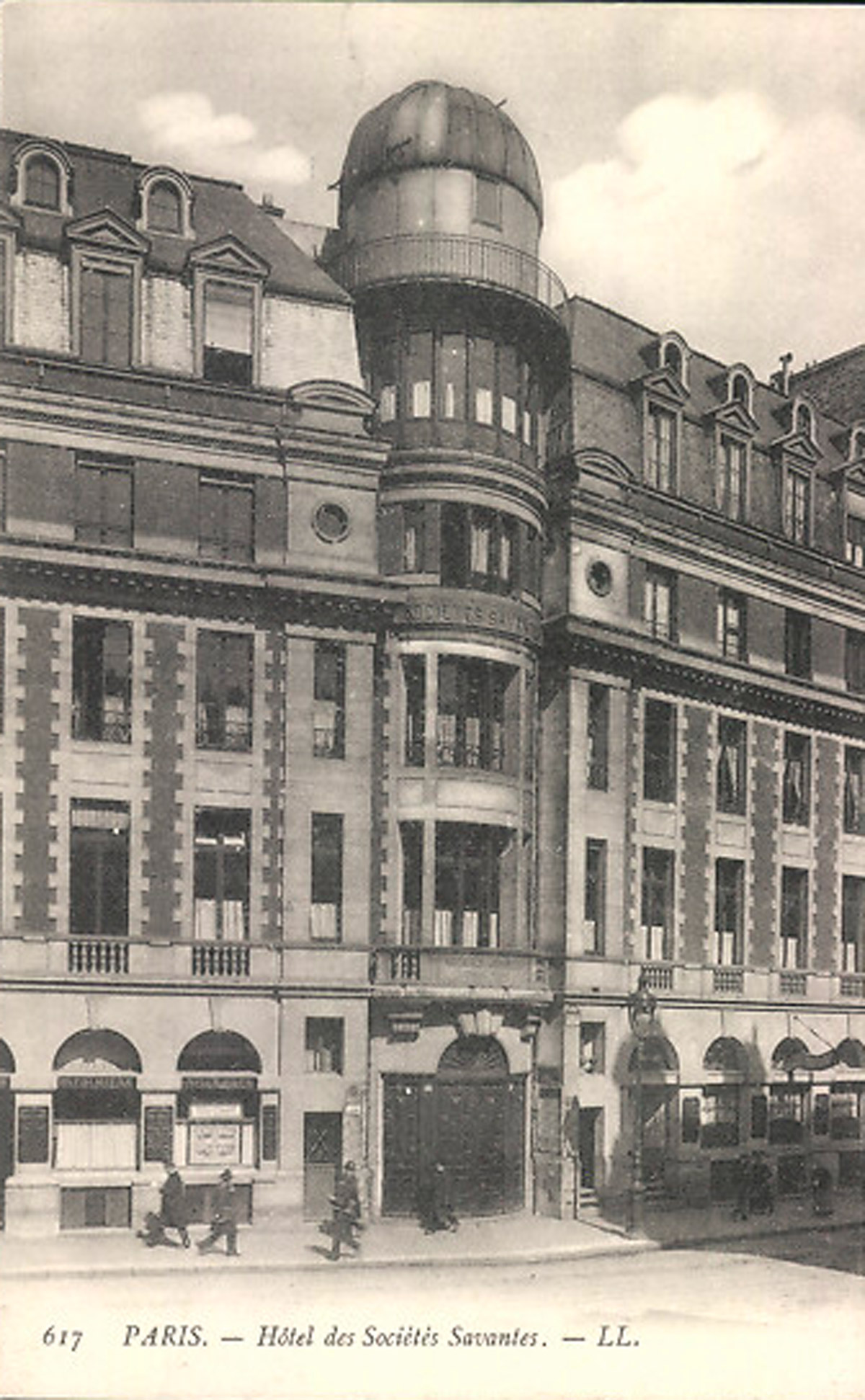 Paris - Hôtel des sociétés savantes, carte postale, s.d.