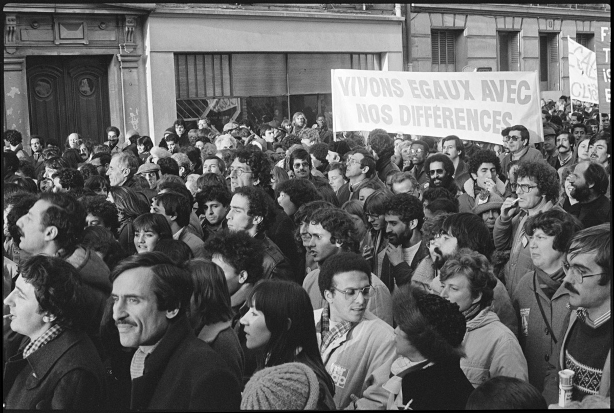 Marche des immigrés-Levallois-Paris 3-4 novembre 1983, photographie