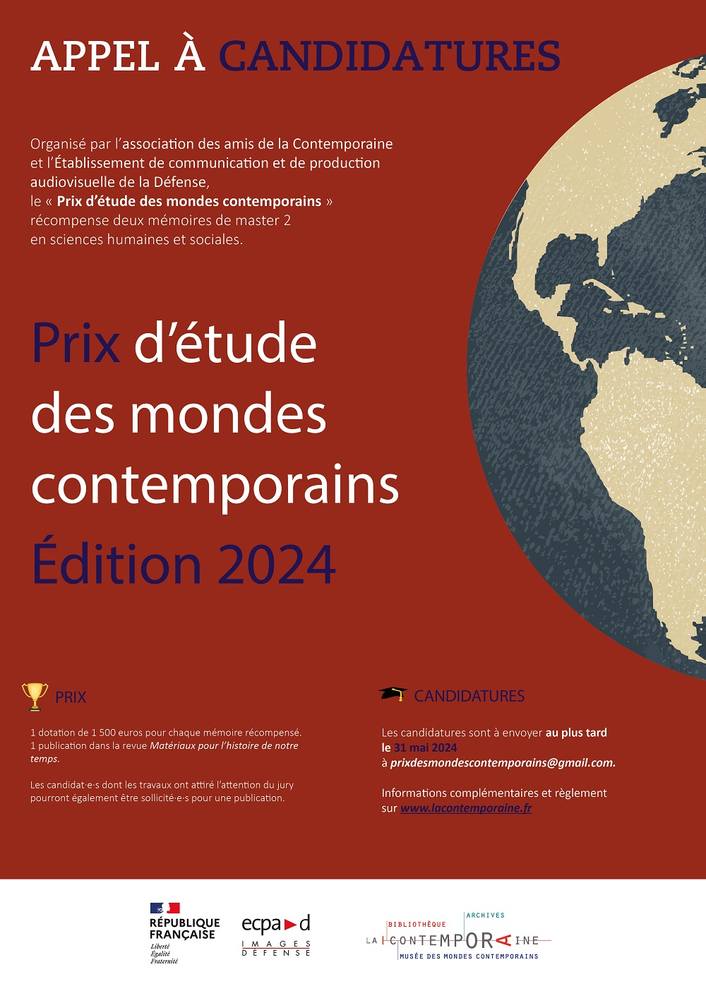 Affiche Prix 2024 amis la contemporaine ecpad VF site LC