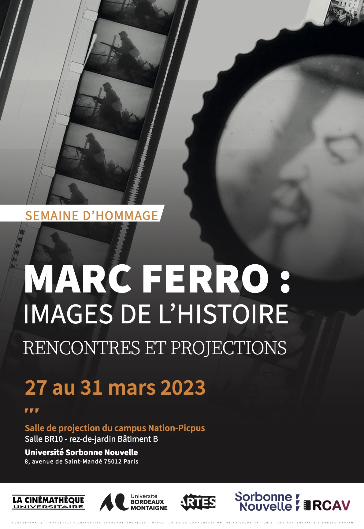 Affiche internet Marc Ferro fait son cinema