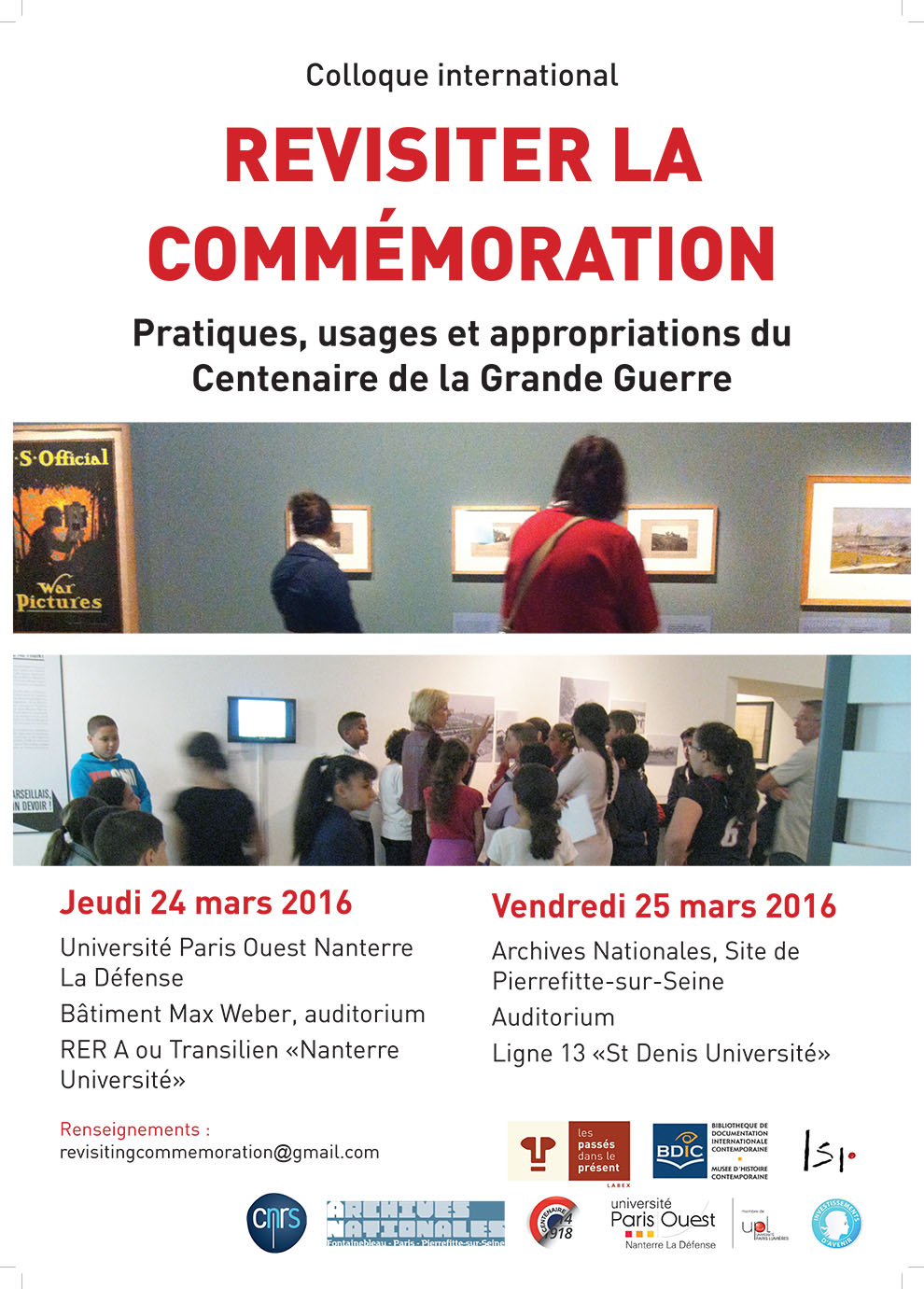 Coll Commemorations affiche