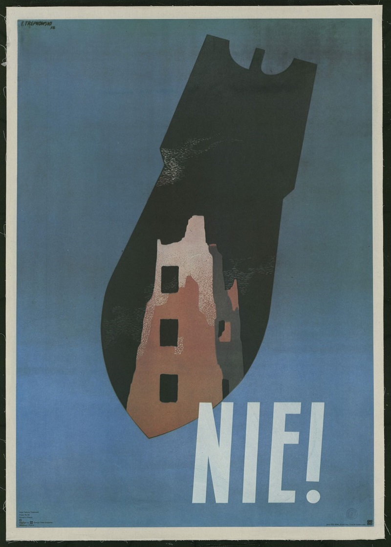 Trepkowski, Nie !, 1952, coll. La contemporaine BDIC AFF 000092 Trepowski