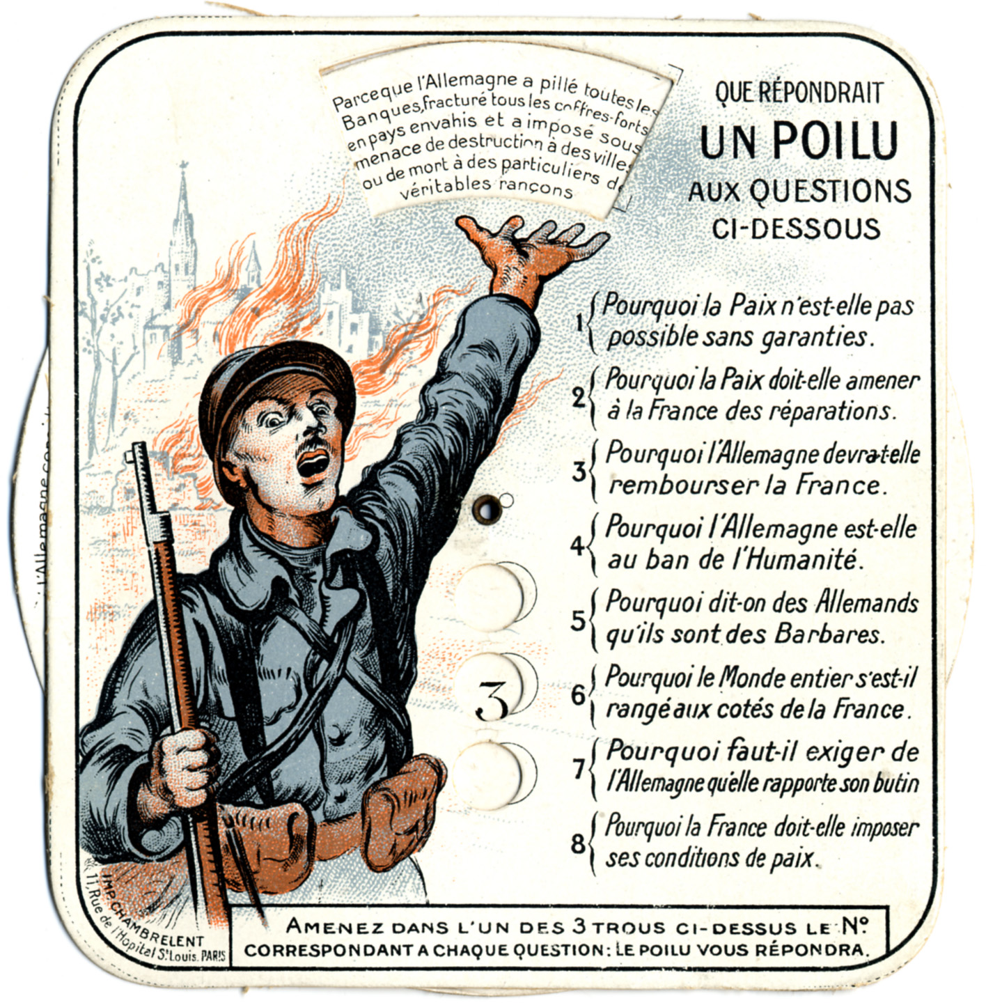 1919 propagande francaise boucher 25 63 29
