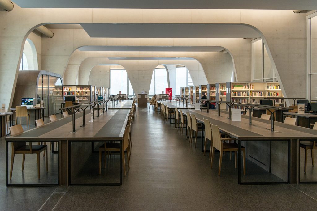 Photo de la salle de lecture