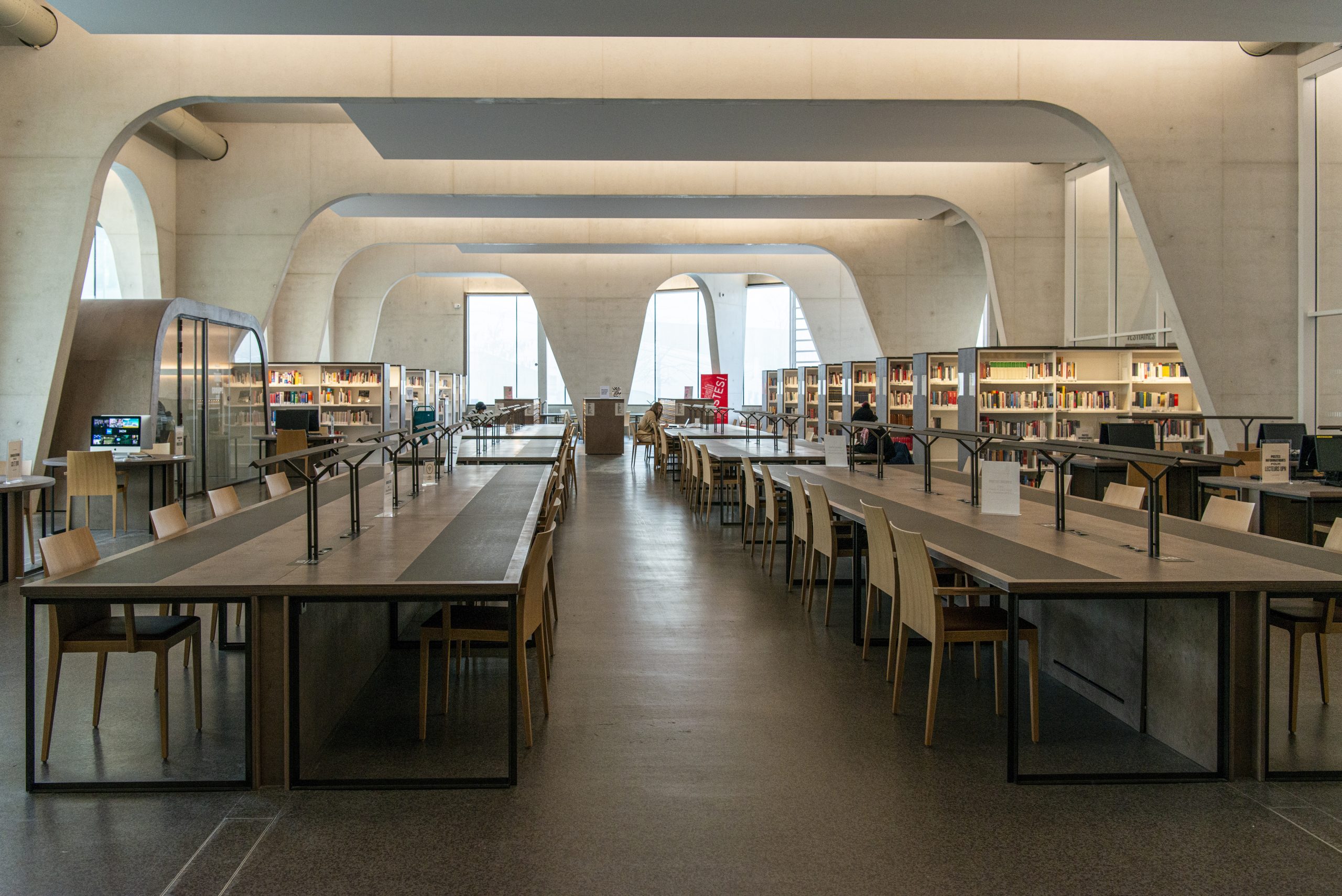 Photo de la salle de lecture